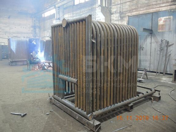 Производство водогрейных котлов отопления серии КВр