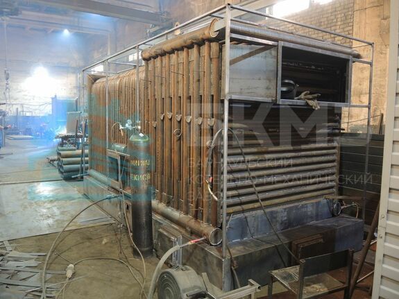 Производство водогрейных котлов отопления серии КВр